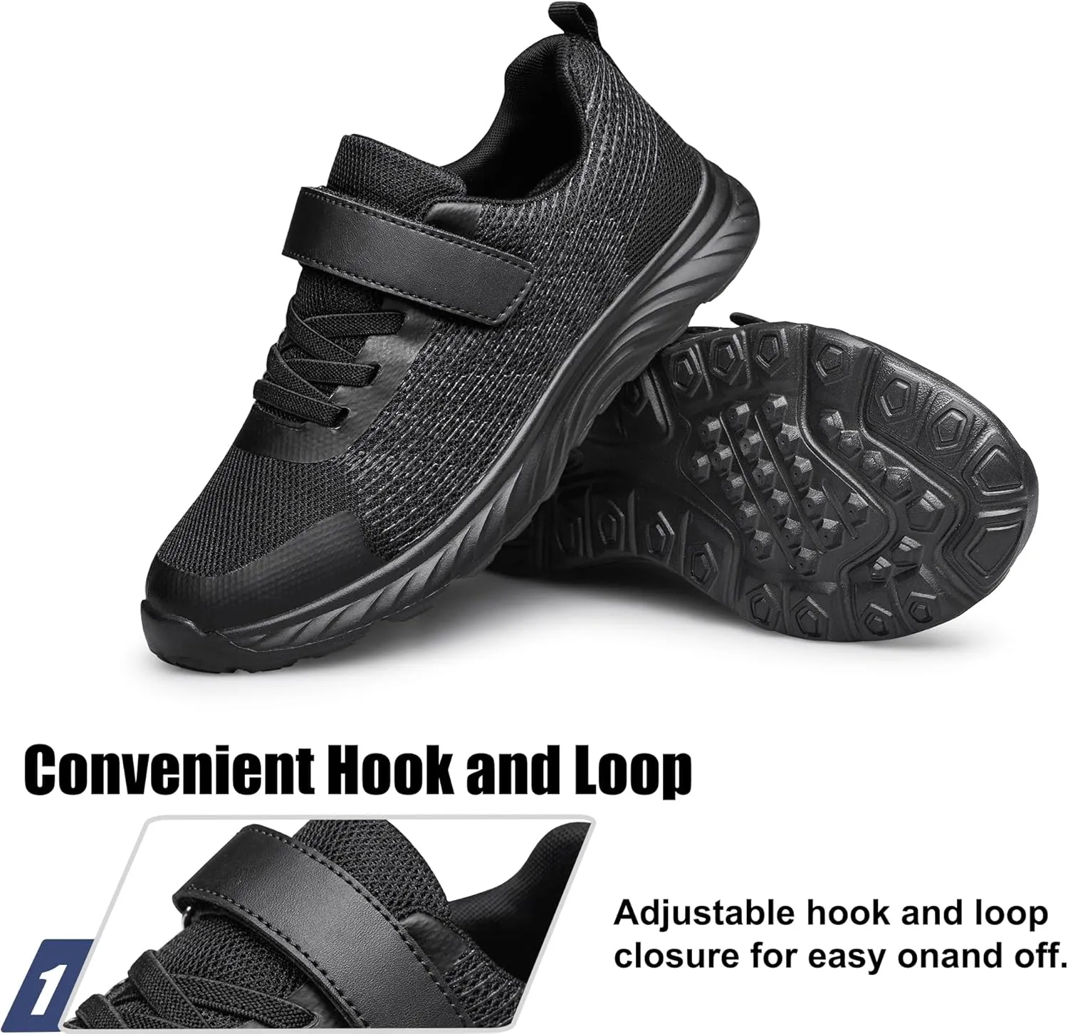 Raoendis Boys Girls Sneakers Kids Shoes Lightweight Breathable Athletic Running Tennis Fitness Shoes for Unisex Toddler/Little Kid/Big Kid