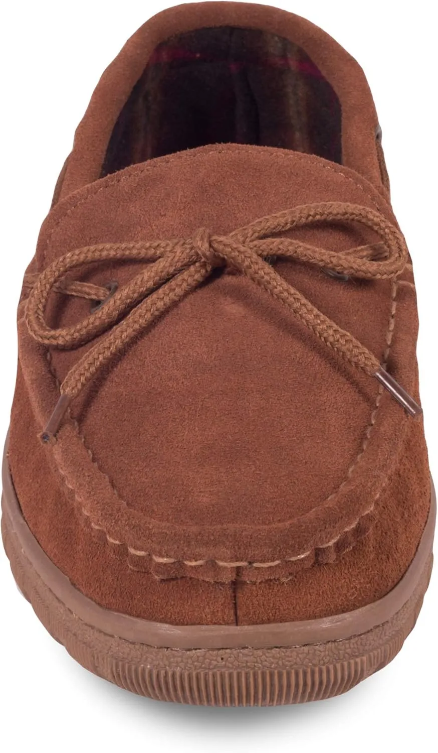 Rj's Fuzzies Mens Suede Leather Indoor/Outdoor Moccasin