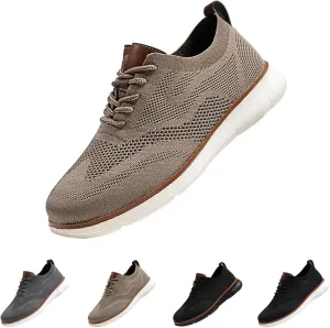 Sales Today Clearance Men's Casual Dress Oxfords Shoes Breathable Knit Breeze Blackout Shoes for Men Platform Sneakers for Women Mesh Shoes Men Slip on Sneakers Woven Orthopedic