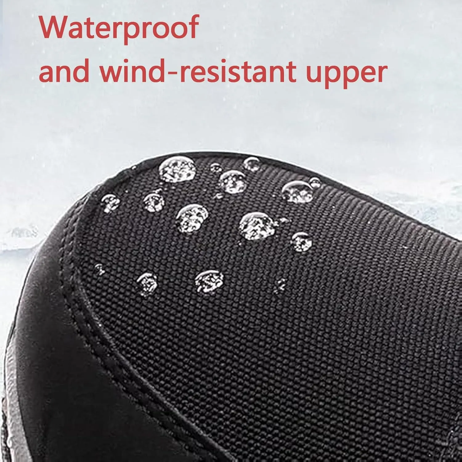 Sawbehind Winter Boots, Sawbehind Snow Boots, Waterproof Winter Boots, Anti-Slip Sole Lightweight Winter Shoes