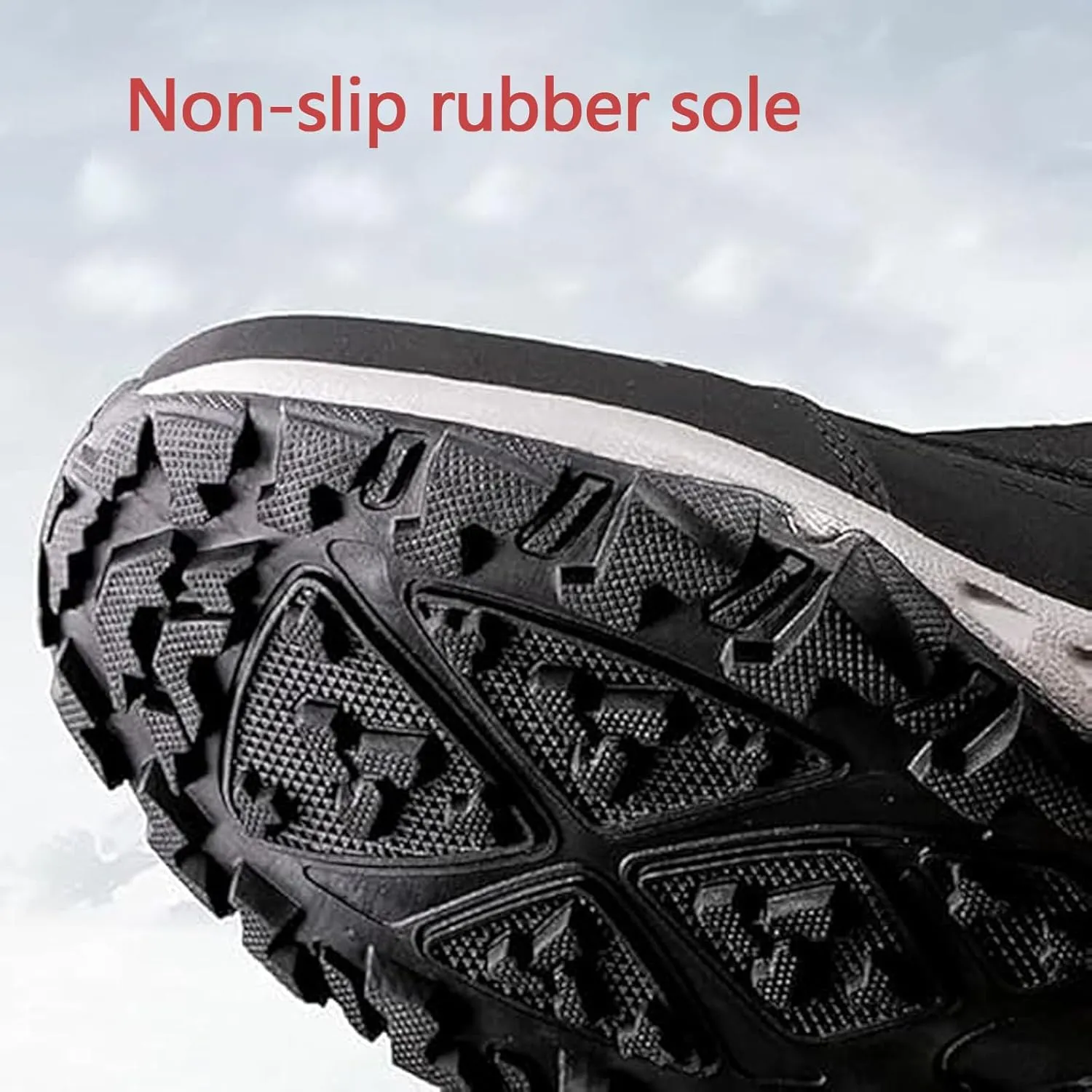 Sawbehind Winter Boots, Sawbehind Snow Boots, Waterproof Winter Boots, Anti-Slip Sole Lightweight Winter Shoes