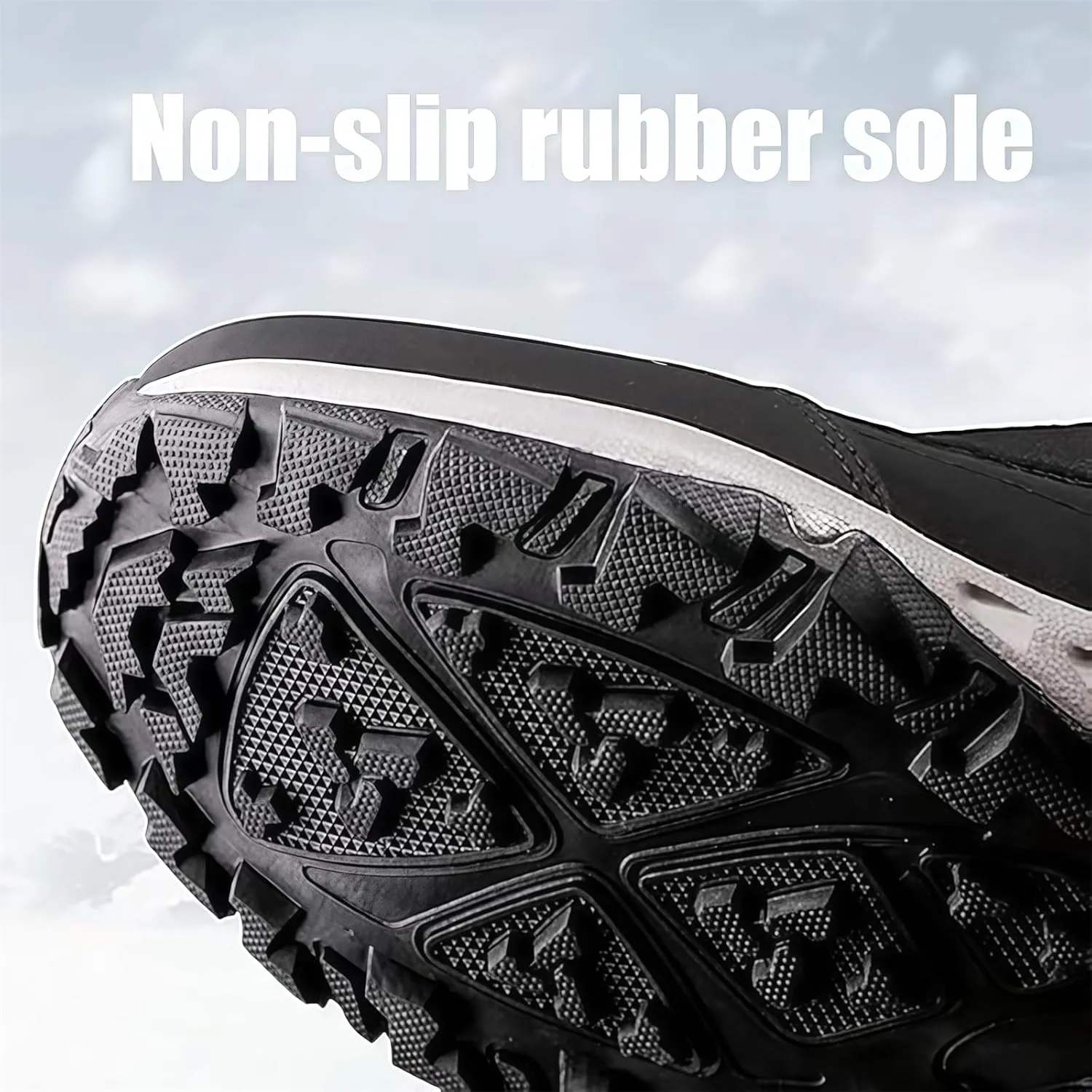 Sawbehind Winter Boots, Waterproof Winter Boots, Men Winter Boots, Mens Snowboots, Non-Slip Sole, Comfort Insulated