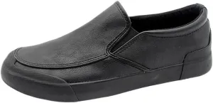 Stitching Detailed Round Toe Loafers for Traveling Driving Office and Work Flat Heel Comfortable Flexible Classic Walking Slip On