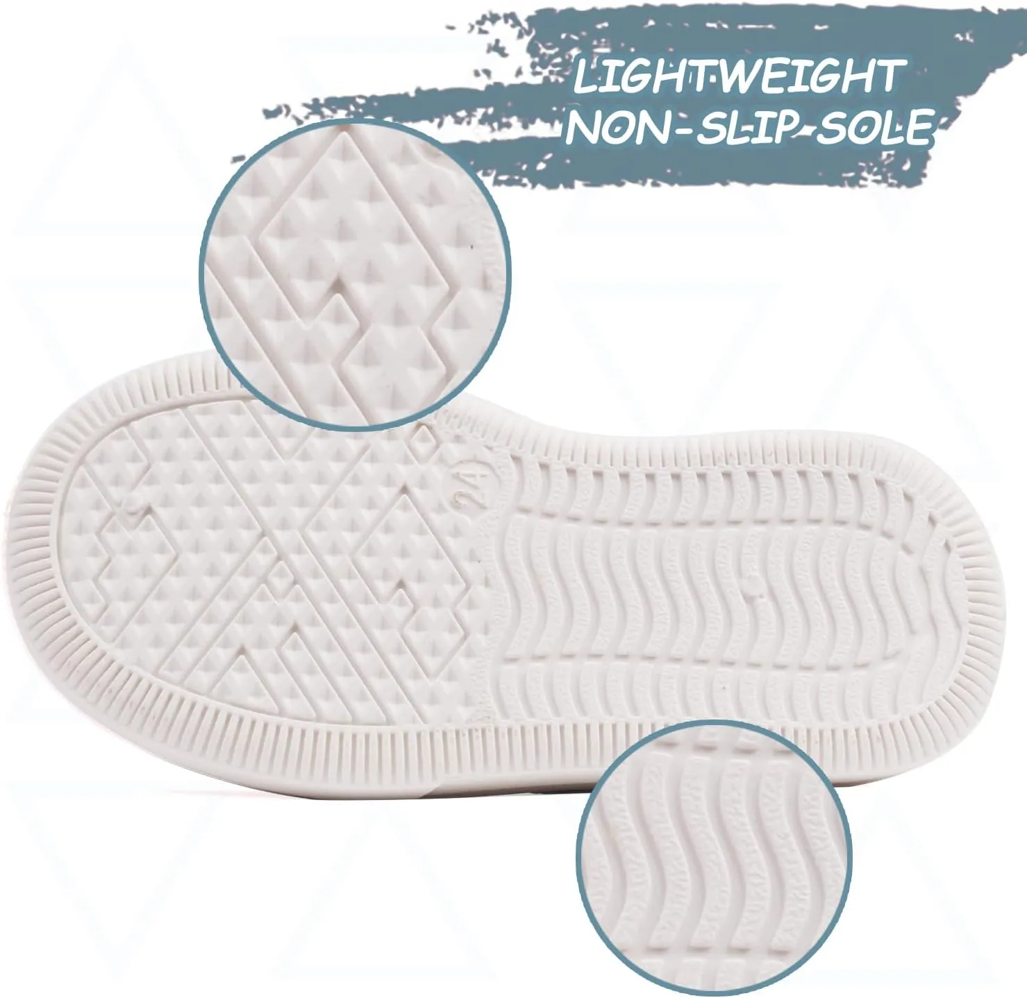 Toandon Baby Toddler Lightweight Flexible Straps Sneakers for 1-7 Yrs