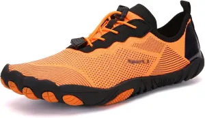 Unisex Quick-Drying Shoes, Quick Drying Water Shoes, Minimalist Barefoot Shoes, Water Sports Shoes, Fitness Shoes, Beach Sandals (Color : Orange, Size : 8)