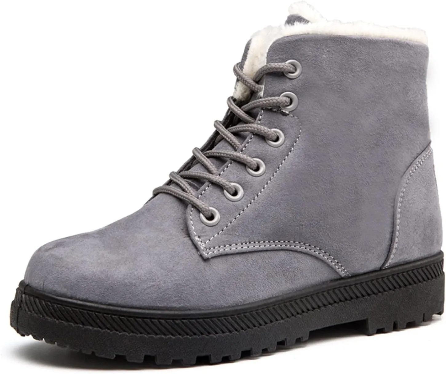 Winter Boots for Women Fleece Snow Warm Ankle Platform Boots Non-slip Boots Cold Resistant Outdoor Shoes