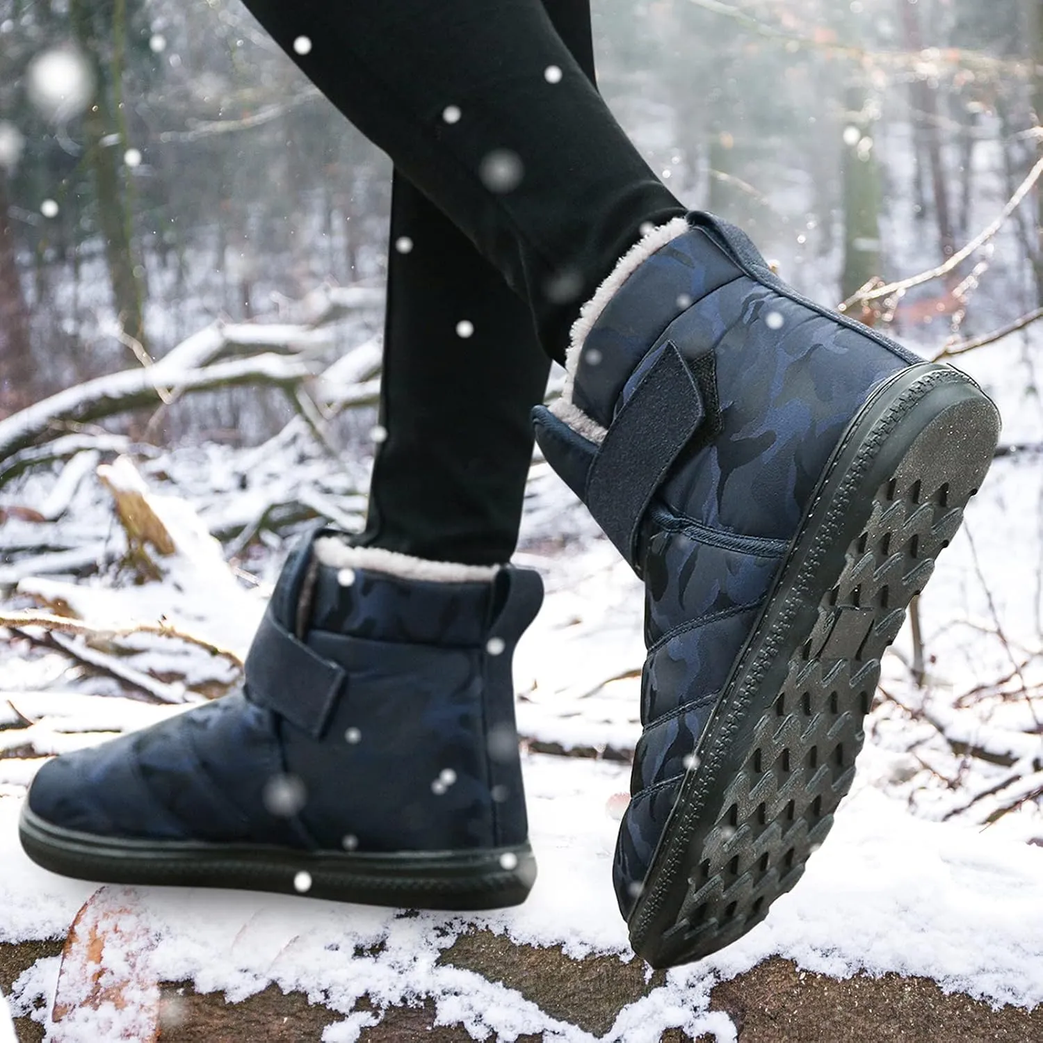 Winter Shoes for Women 2024 Waterproof Insulated Fur Boots Work Lace to Toe Boots Warm Outdoor Boots Womens Winter Shoes