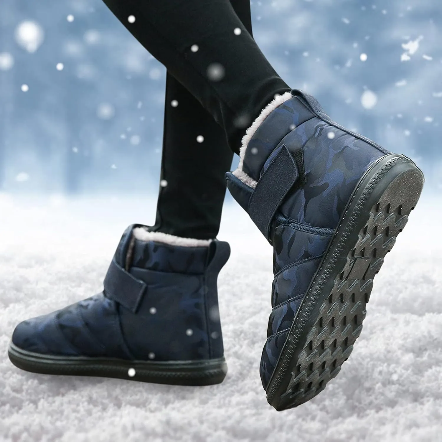 Winter Shoes for Women 2024 Waterproof Insulated Fur Boots Work Lace to Toe Boots Warm Outdoor Boots Womens Winter Shoes