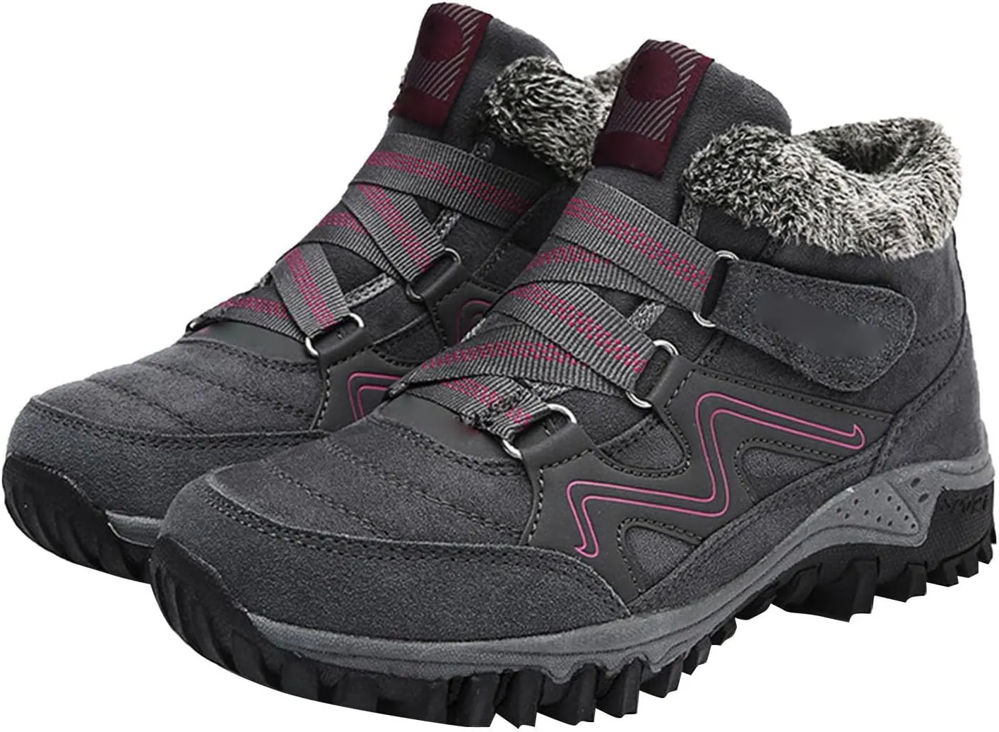Women Boots Winter Black Ladies Snow Boots Winter Shoes Womens Snow Boots Winter Warm Ankle Boots Plush Lined Snow Boot Barefoot Shoes Women Mens Winter Booties