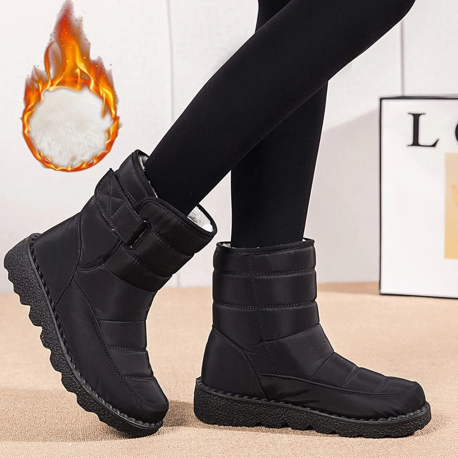Women Boots Winter Short Winter Booties for Ladies 2024 Womens Snow Boots Winter Fur Lined Ankle Boot Winter Booties for Women 2024 Boots for Women Winter Booties Men