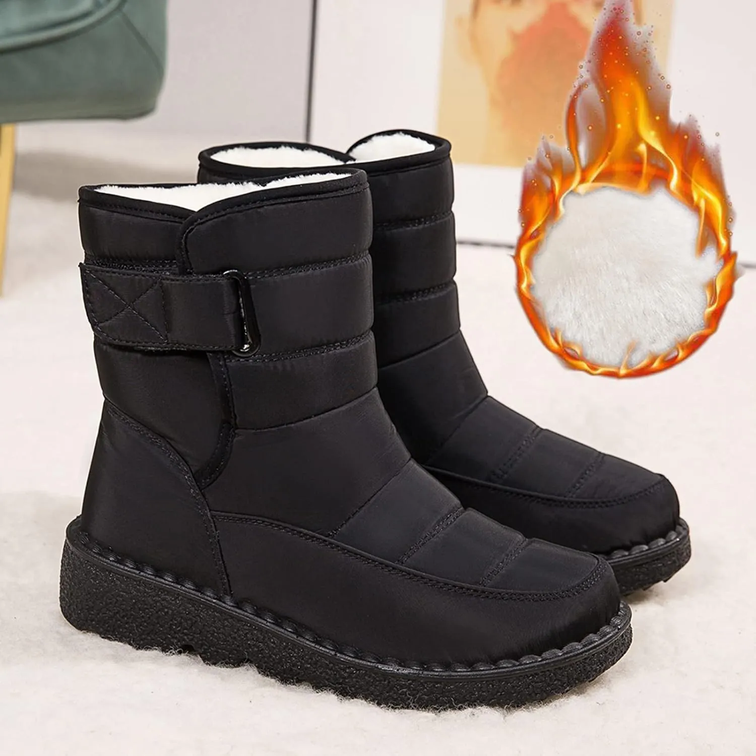Women Boots Winter Short Winter Booties for Ladies 2024 Womens Snow Boots Winter Fur Lined Ankle Boot Winter Booties for Women 2024 Boots for Women Winter Booties Men