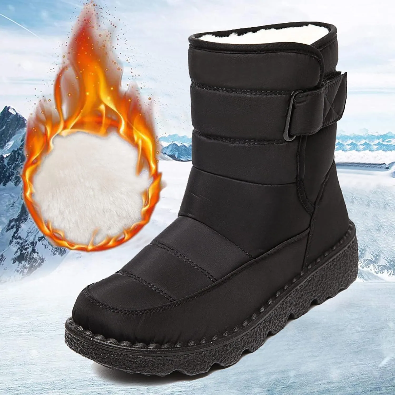 Women Boots Winter Short Winter Booties for Ladies 2024 Womens Snow Boots Winter Fur Lined Ankle Boot Winter Booties for Women 2024 Boots for Women Winter Booties Men