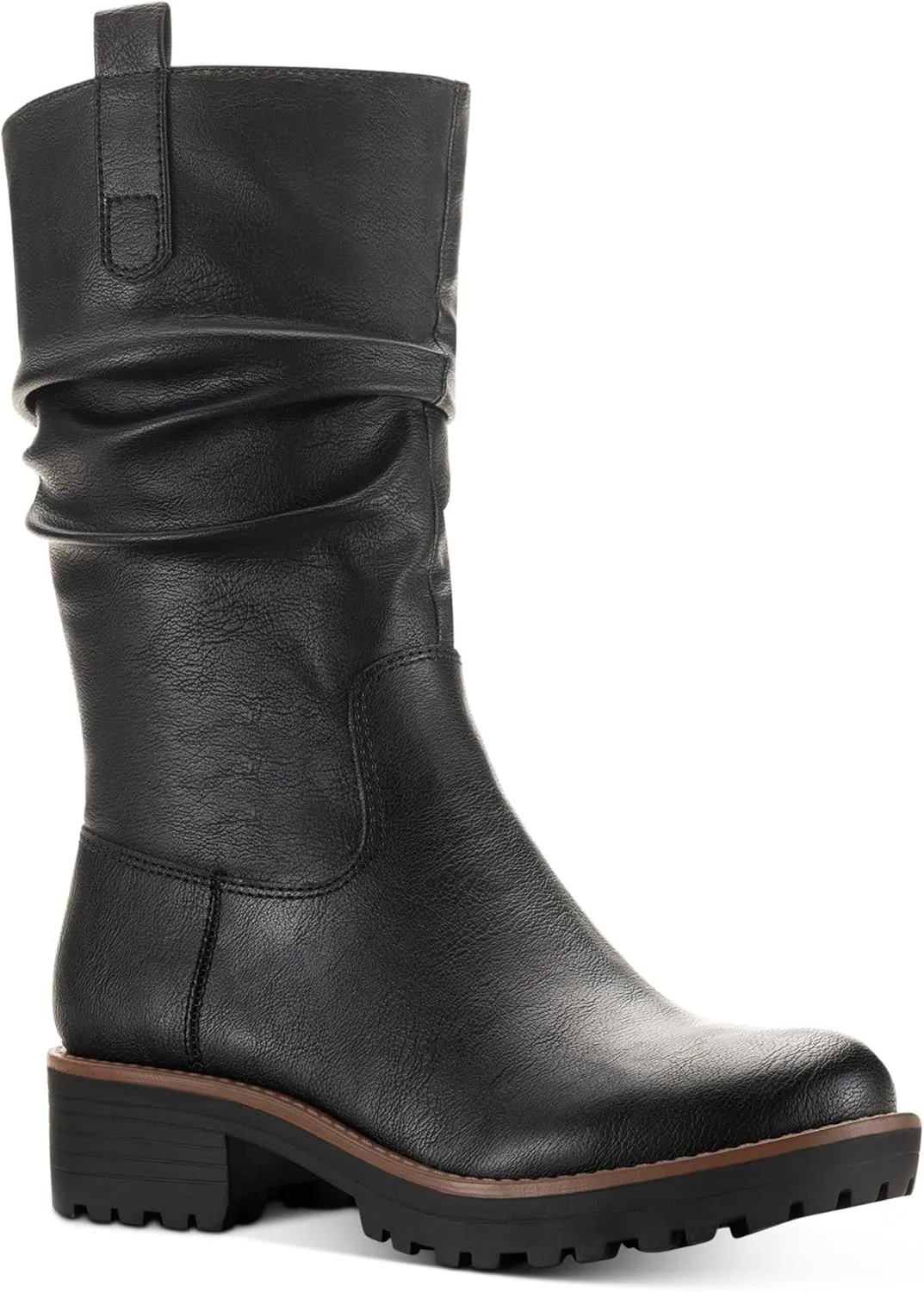 Womens Nelliee Zipper Mid-Calf Boots