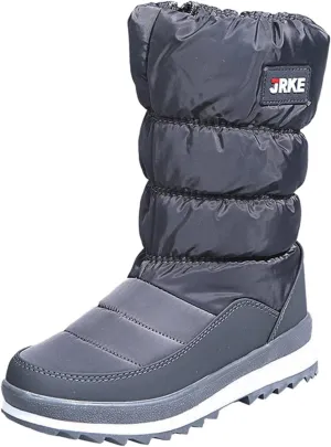 Women's Winter Boots Waterproof Fuzzy Boots Fleece Insulated Fur Boots Platform Anti-Slip Outdoor Ankle Booties Duck Boots