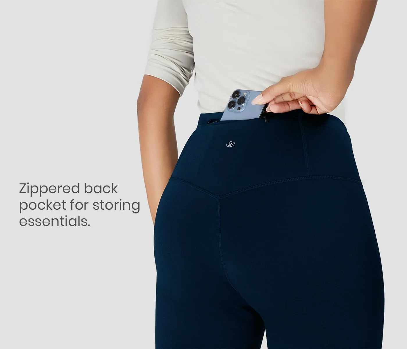 Yogipace,Petite/Regular/Tall Women's CozyWarmth High Waisted Thick Fleece Lined Bootcut Pants Thermal Flare Leggings