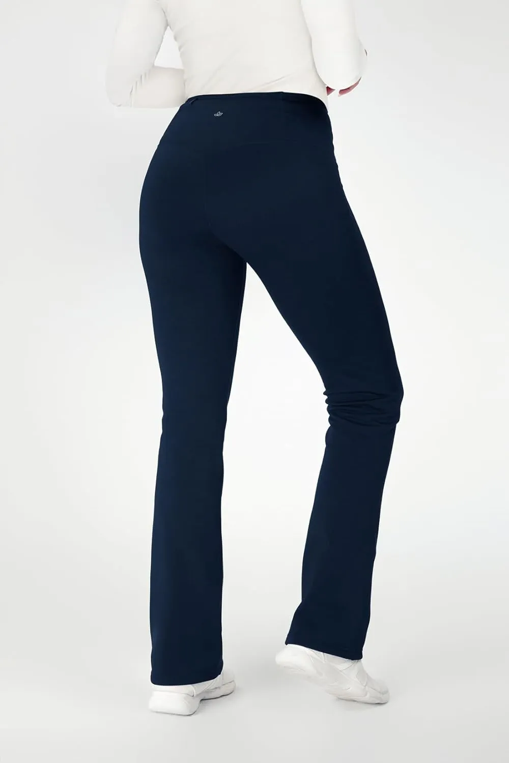 Yogipace,Petite/Regular/Tall Women's CozyWarmth High Waisted Thick Fleece Lined Bootcut Pants Thermal Flare Leggings