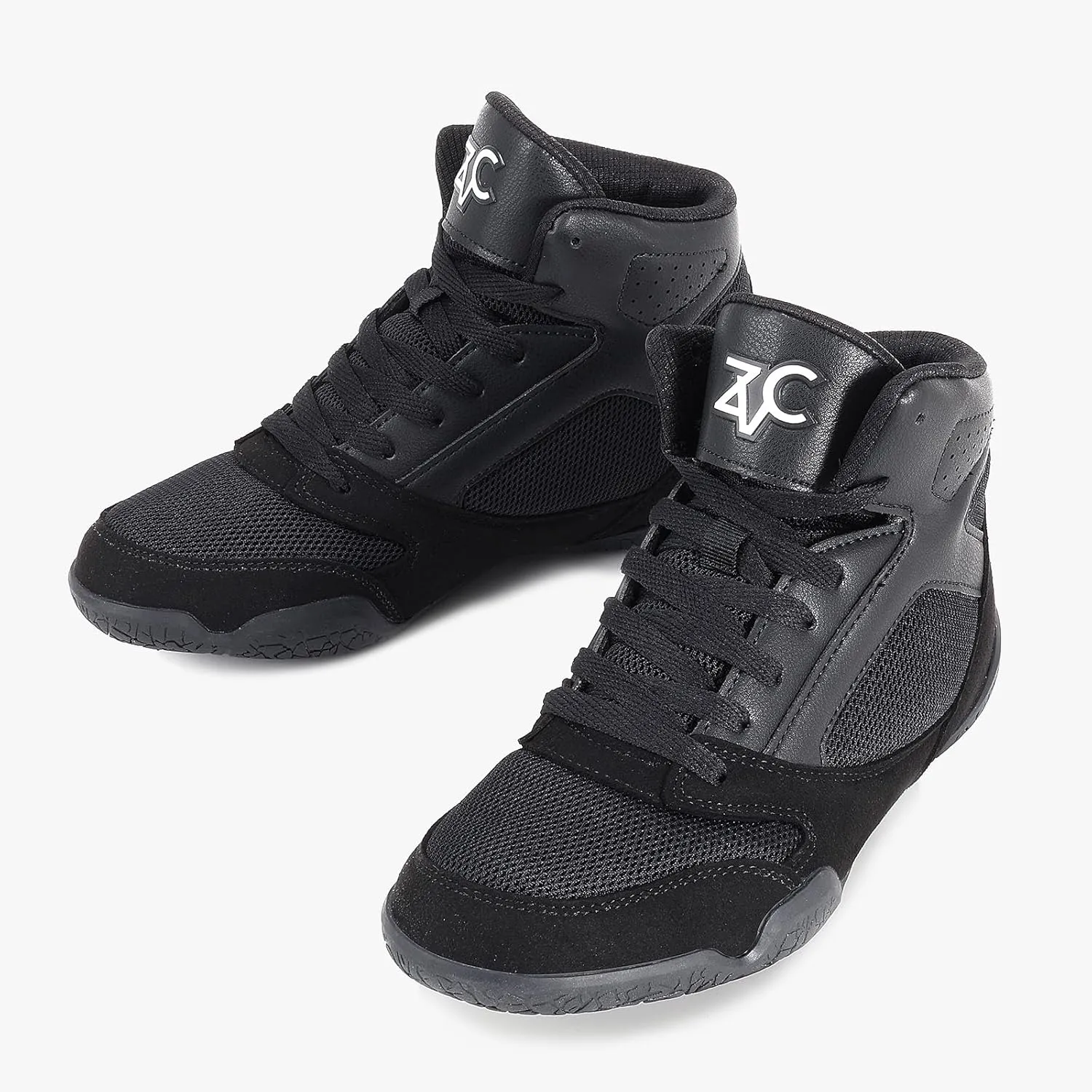 ZVC Kids Wrestling Shoes Boys Girls Boxing Shoes for Fitness Fighting Powerlifting Bodybuilding Boots Footwear